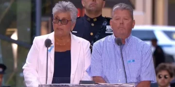 Widow of New York City Fire Department Chief Killed on 9/11 Criticized President Biden at Memorial